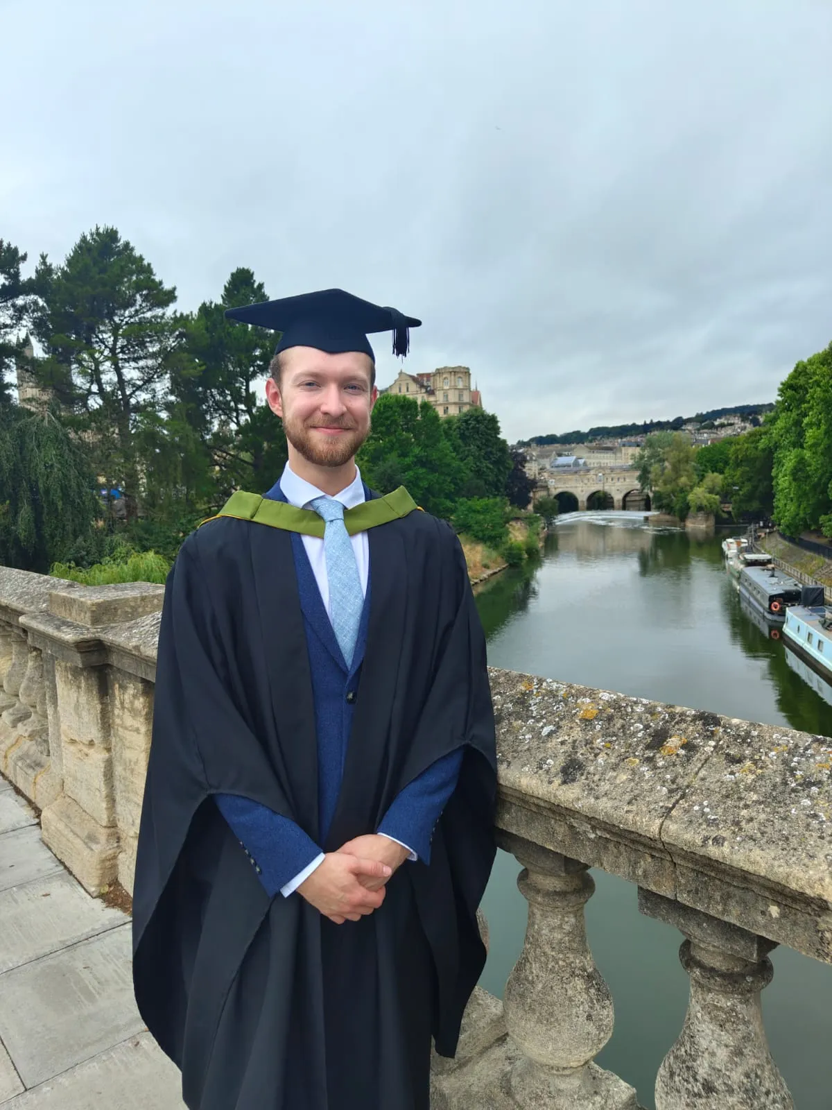 A face to  the name - me on my graduation day